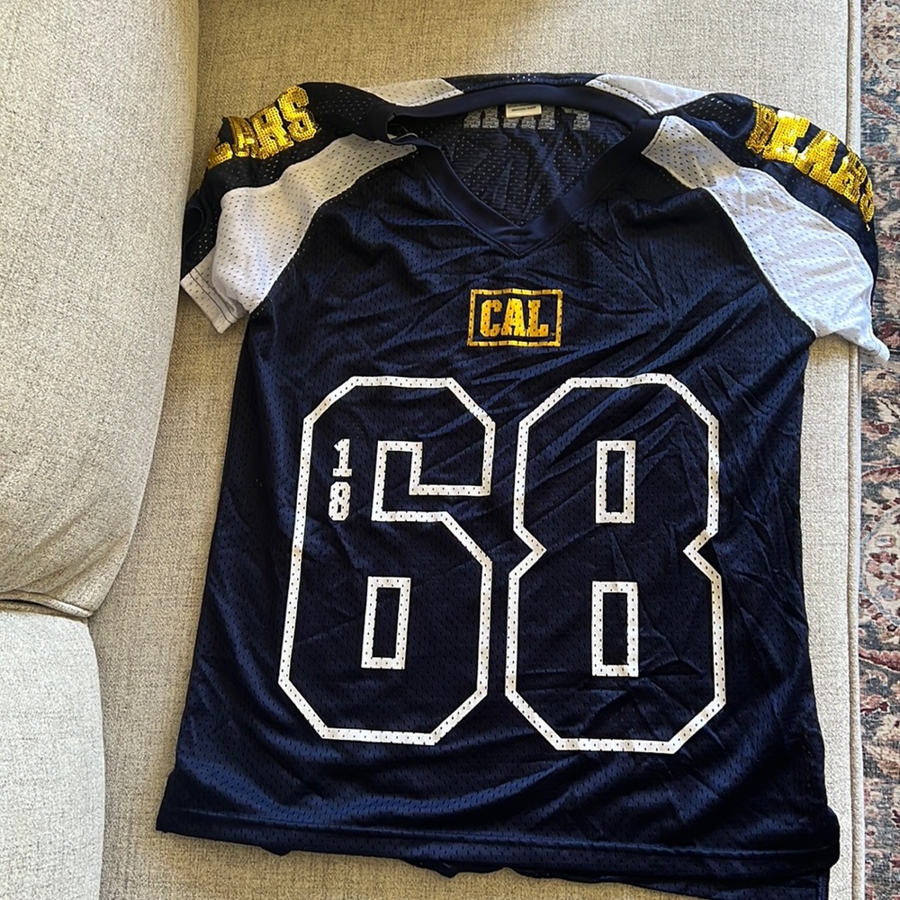 University California golden bears jersey. VS PINK sz small
